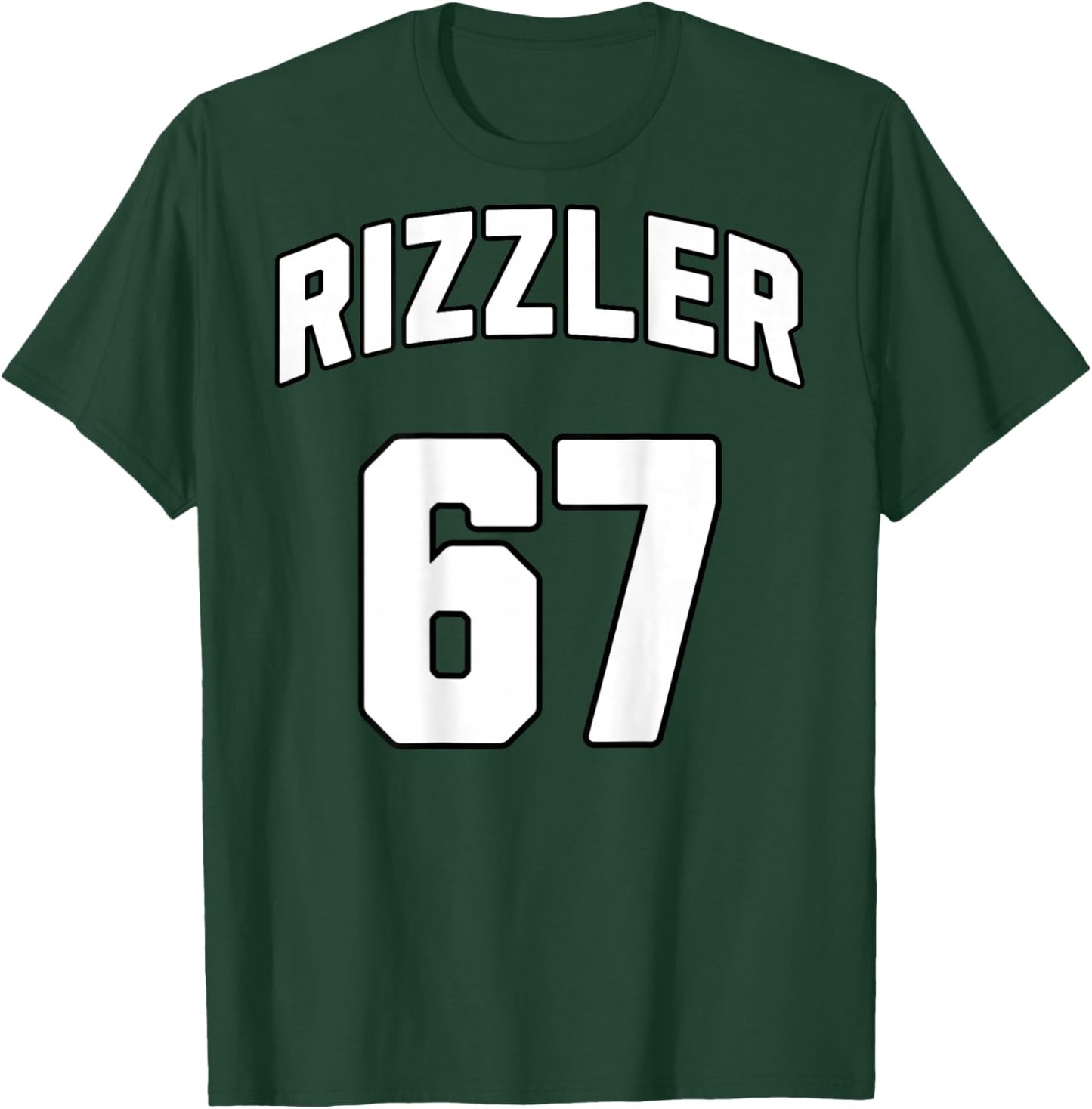 RIZZLER 67 Jersey On Back T-Shirt - T-Shirt | Forest