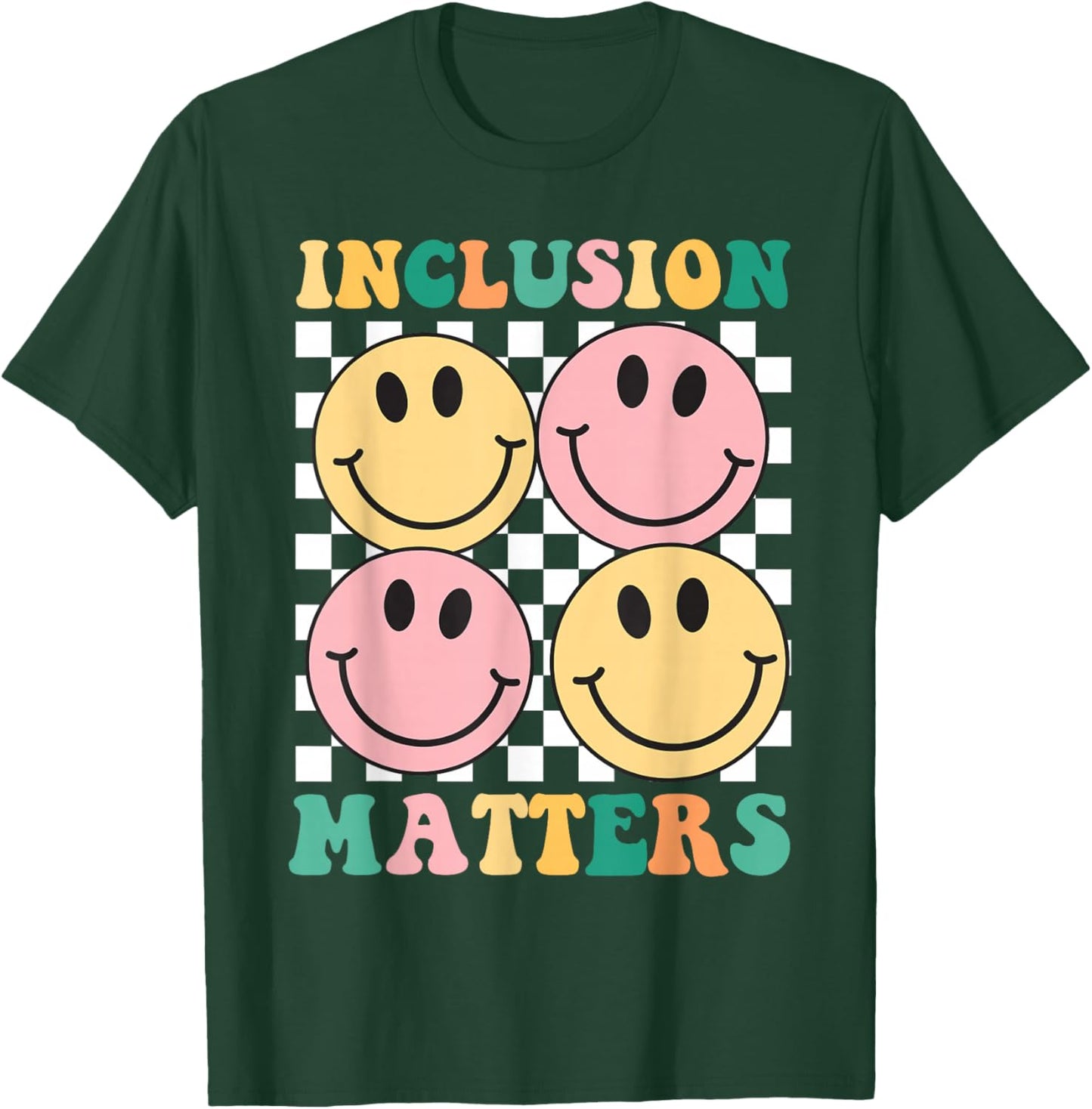 Special Education Teacher Inclusion Matters Autism Awareness T-Shirt - T-Shirt | Forest