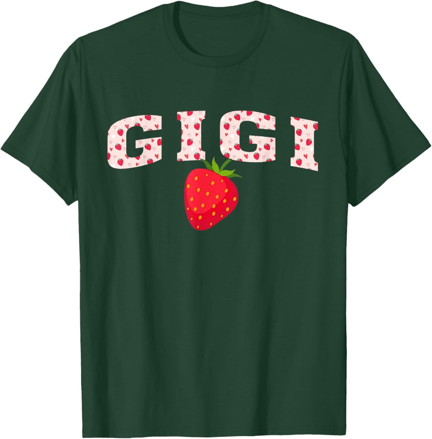 Gigi First Birthday Strawberry Family Matching T-Shirt - T-Shirt | Forest