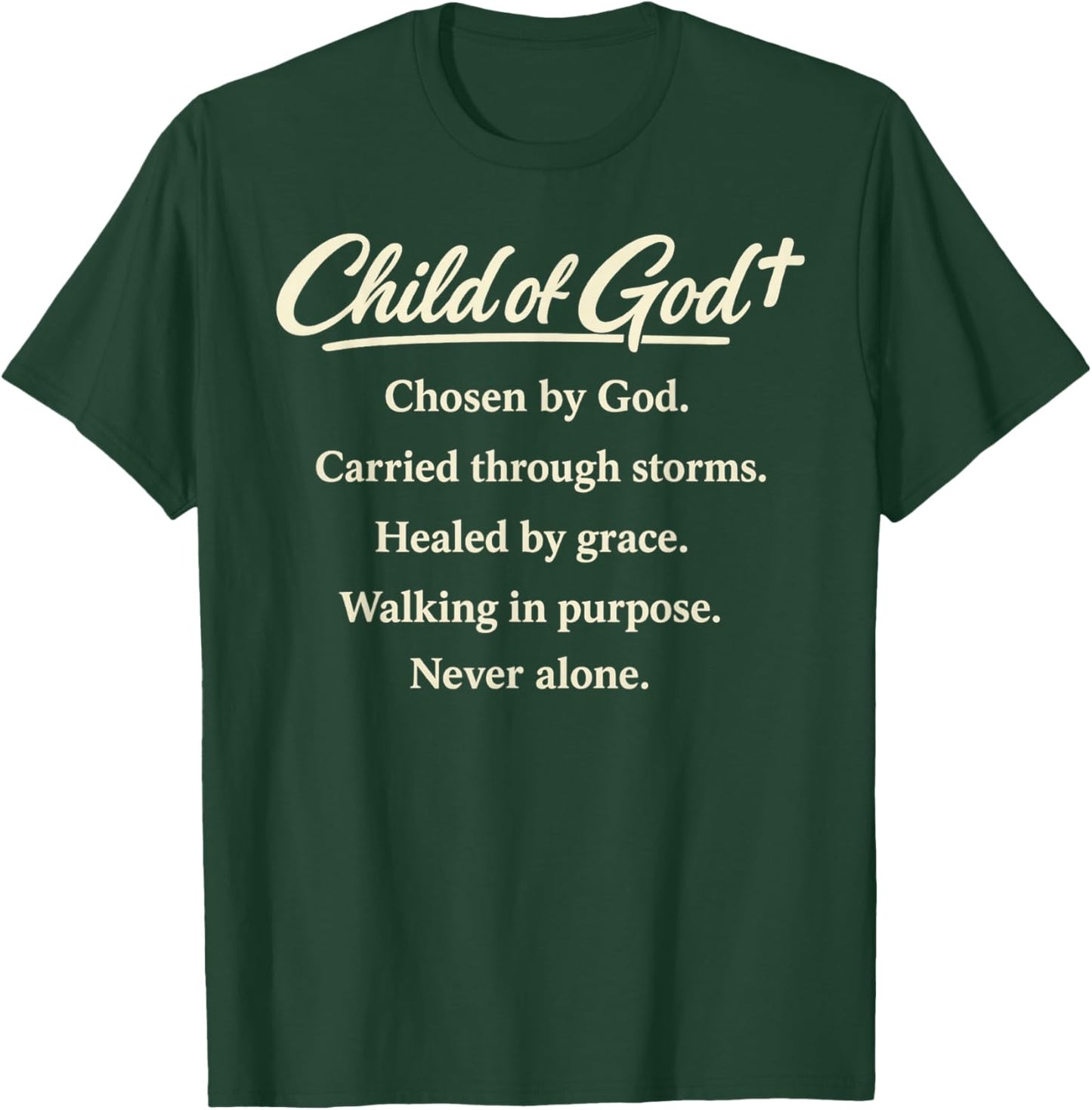 Christian Child of God Definition Chosen Redeemed Faith Gift T-Shirt - T-Shirt | Forest