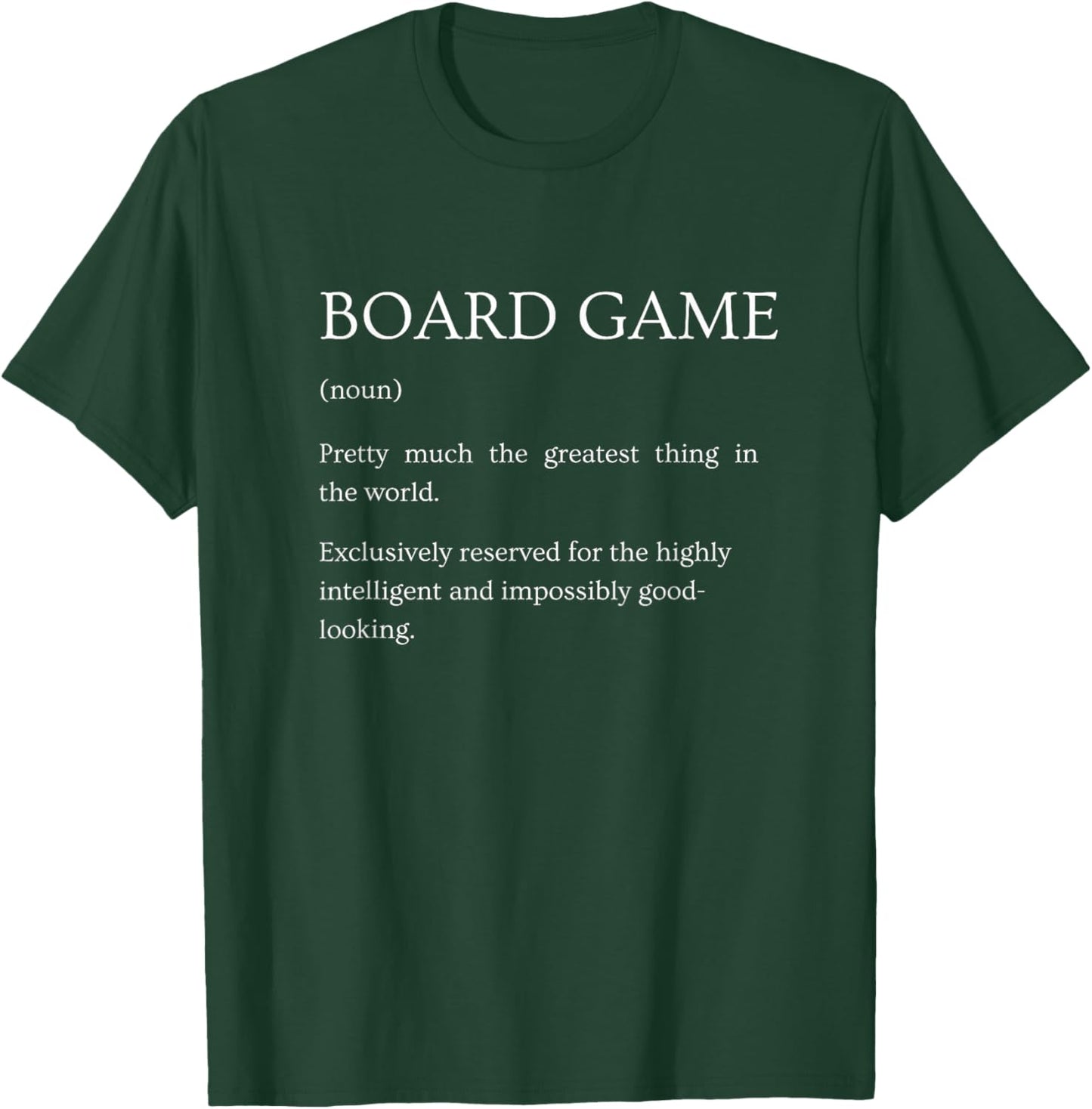 Board Game Definition - Funny Board Games Explanation T-Shirt - T-Shirt | Forest