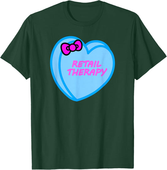 Valentines Day Candy Sweet Hearts Love Retail Therapy T-Shirt - T-Shirt | Forest