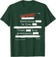 Everything is Fine Trust Your Government Funny Humor Quote T-Shirt - T-Shirt | Forest