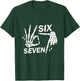 6 7 Funny Skeleton Hands, Funny Halloween T-Shirt - T-Shirt | Forest