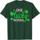 Matching Family Funny One Lucky Nonna St Patrick’s Day T-Shirt - T-Shirt | Forest