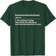 Exhausterwhelmulated Exhausted Overwhelmed Overstimulated T-Shirt - T-Shirt | Forest