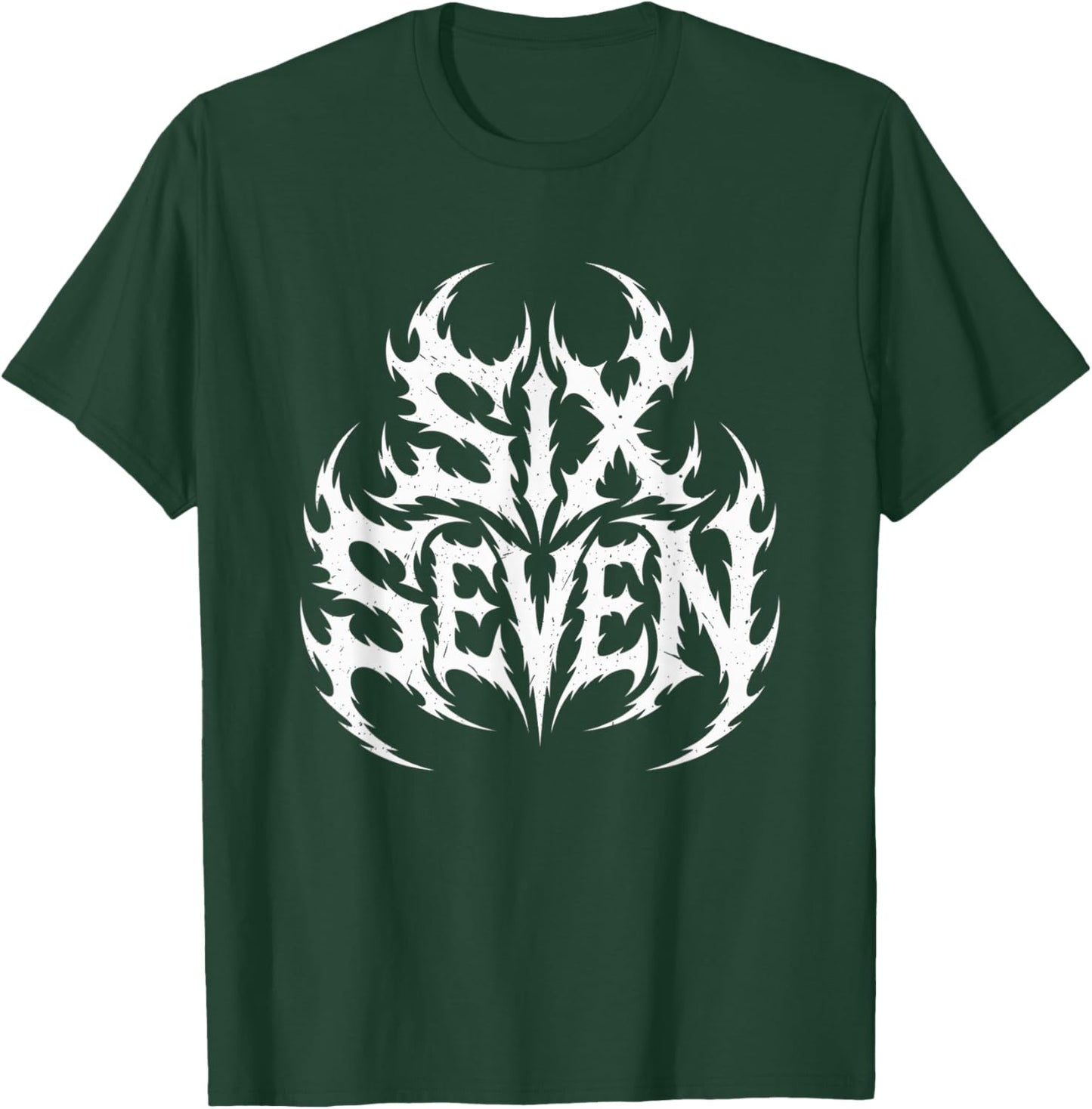67 Six Seven Heavy Metal Death Metal Metalhead Brainrot T-Shirt - T-Shirt | Forest