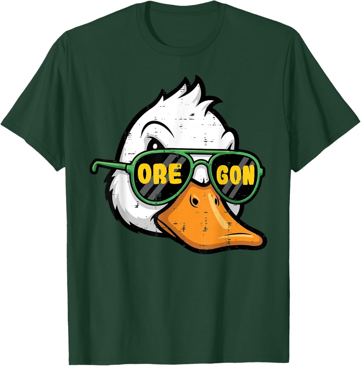 Duck Sunglasses Men Women Kids Girls Youth Teen Boys T-Shirt - T-Shirt | Forest