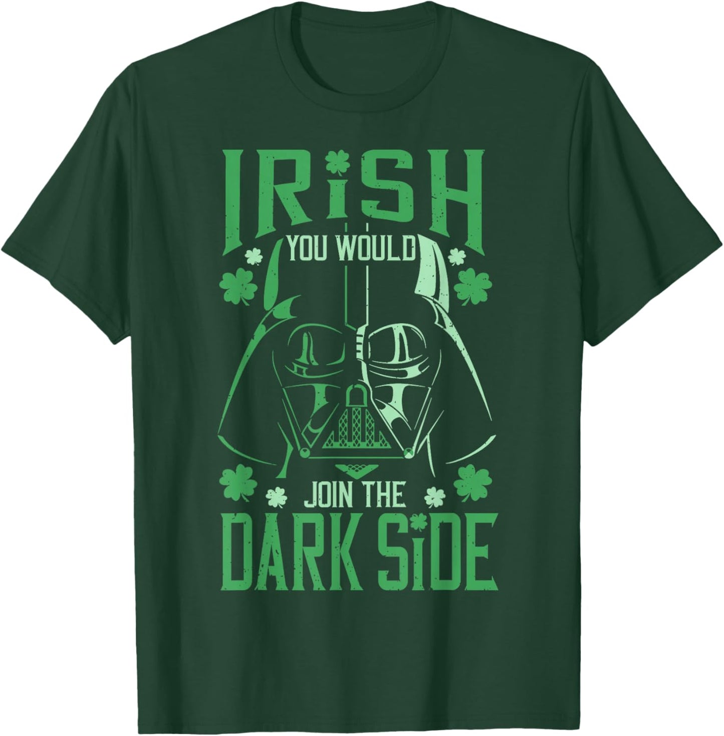 Star Wars St. Patrick's Day Darth Vader Irish Dark Side T-Shirt - T-Shirt | Forest