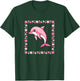 Cute Dolphin Pink Kawaii Animal Women Girls Kids T-Shirt - T-Shirt | Forest