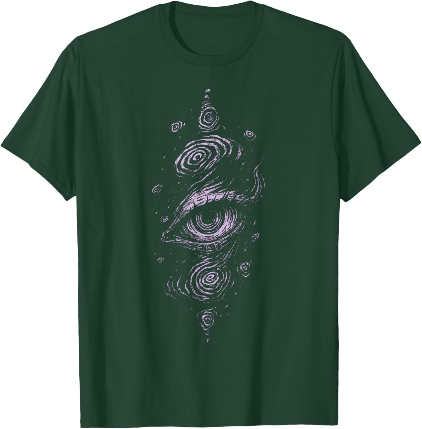 Eyes Purple Pastel Goth Grunge Alt Y2K Emo Weird Aesthetic T-Shirt - T-Shirt | Forest