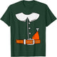 Funny Pilgrim Costume Turkey Leg Thanksgiving Men Boys Kids T-Shirt - T-Shirt | Forest