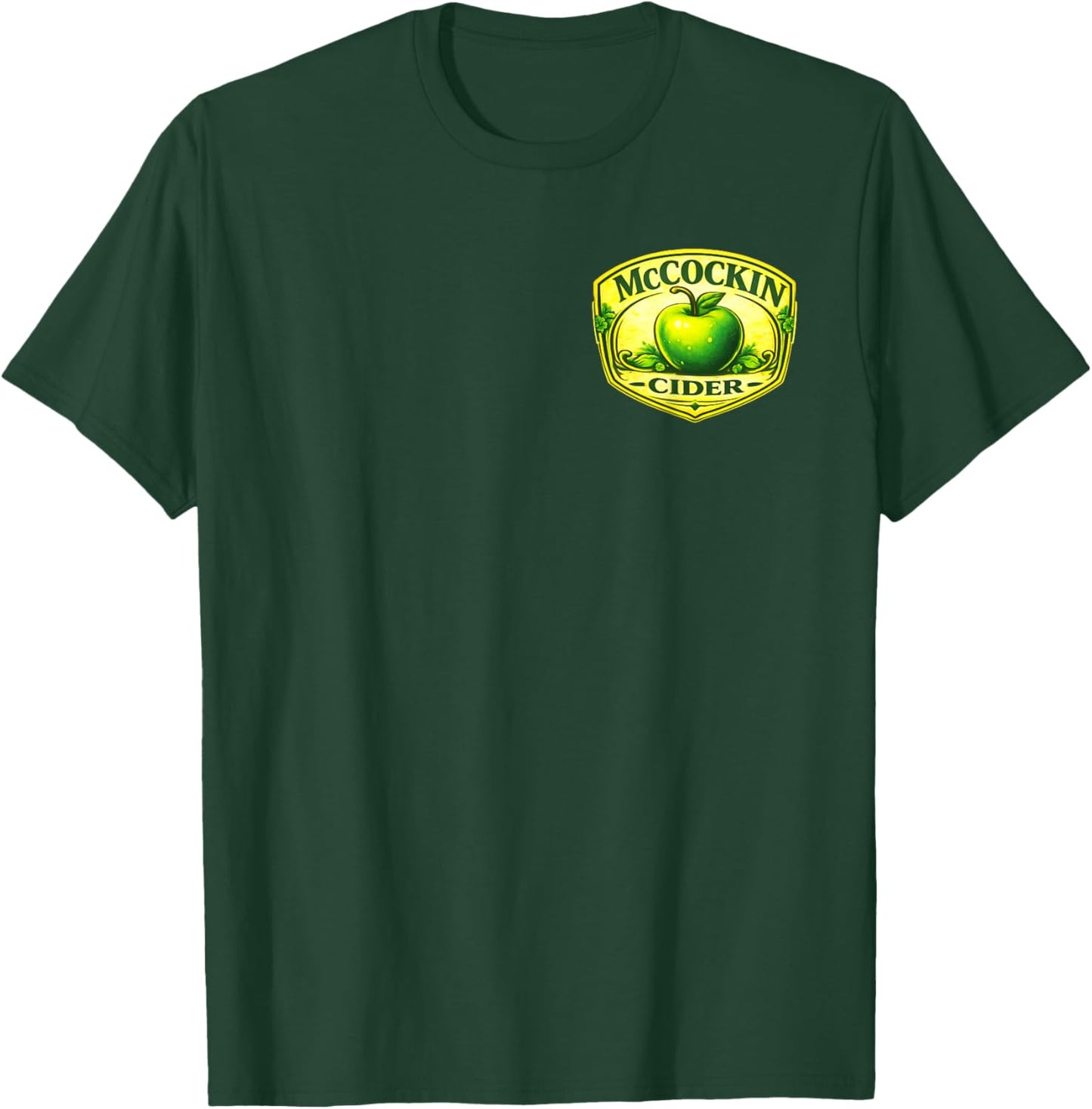 McCockin Cider St Patrick’s Day Edition Irish Double Sided T-Shirt - T-Shirt | Forest