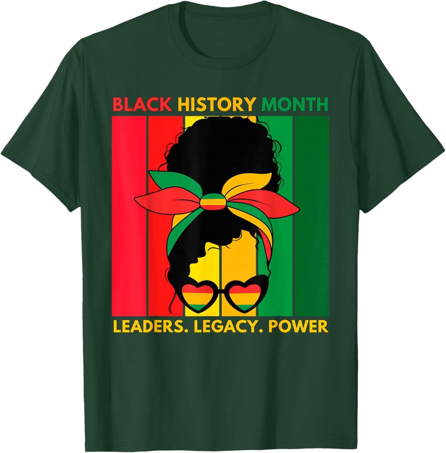 Black History Month African American T-Shirt - T-Shirt | Forest