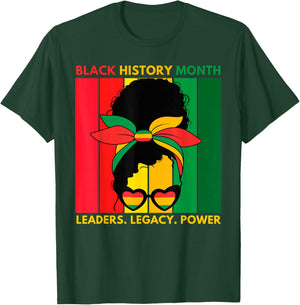 Black History Month African American T-Shirt - T-Shirt | Forest