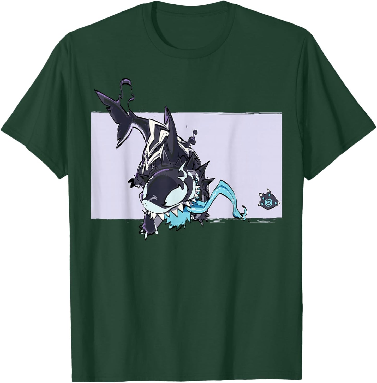 Marvel Rivals Jeff The Land Shark Devouring Duo Venom Skin T-Shirt - T-Shirt | Forest