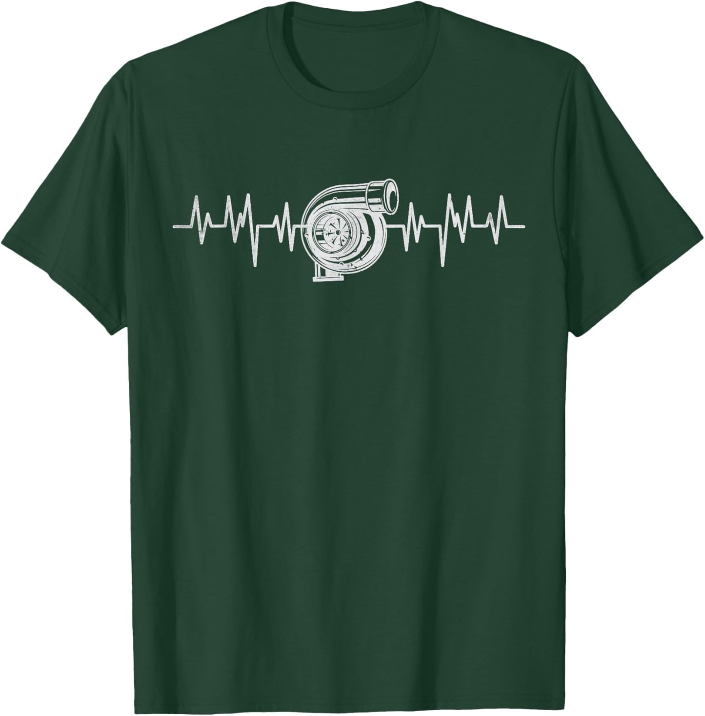 Car Mechanic Garage Guy Turbo Diesel Engine Automotive T-Shirt - T-Shirt | Forest