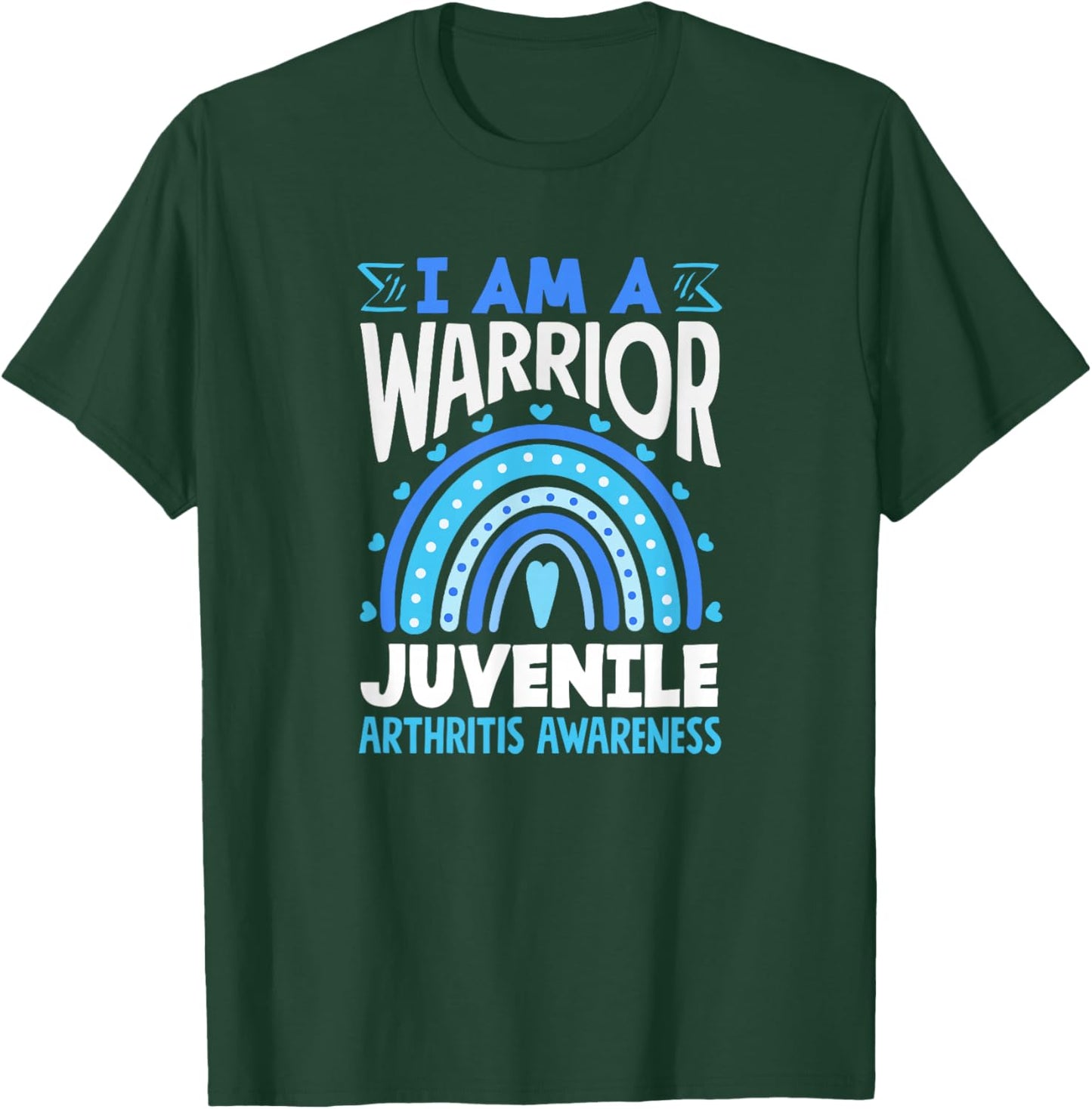 I Am A Warrior Juvenile Arthritis Awareness T-Shirt - T-Shirt | Forest