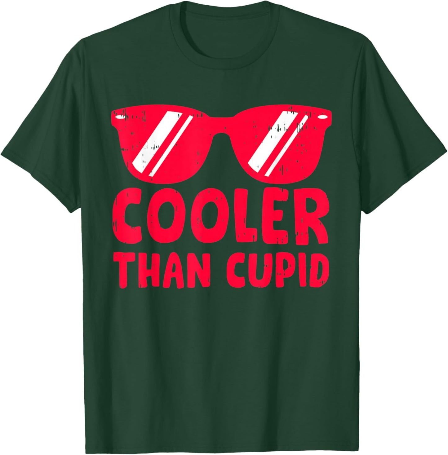 Cute Cooler Than Cupid Valentines Day for Teen Boys Girl Kid T-Shirt - T-Shirt | Forest