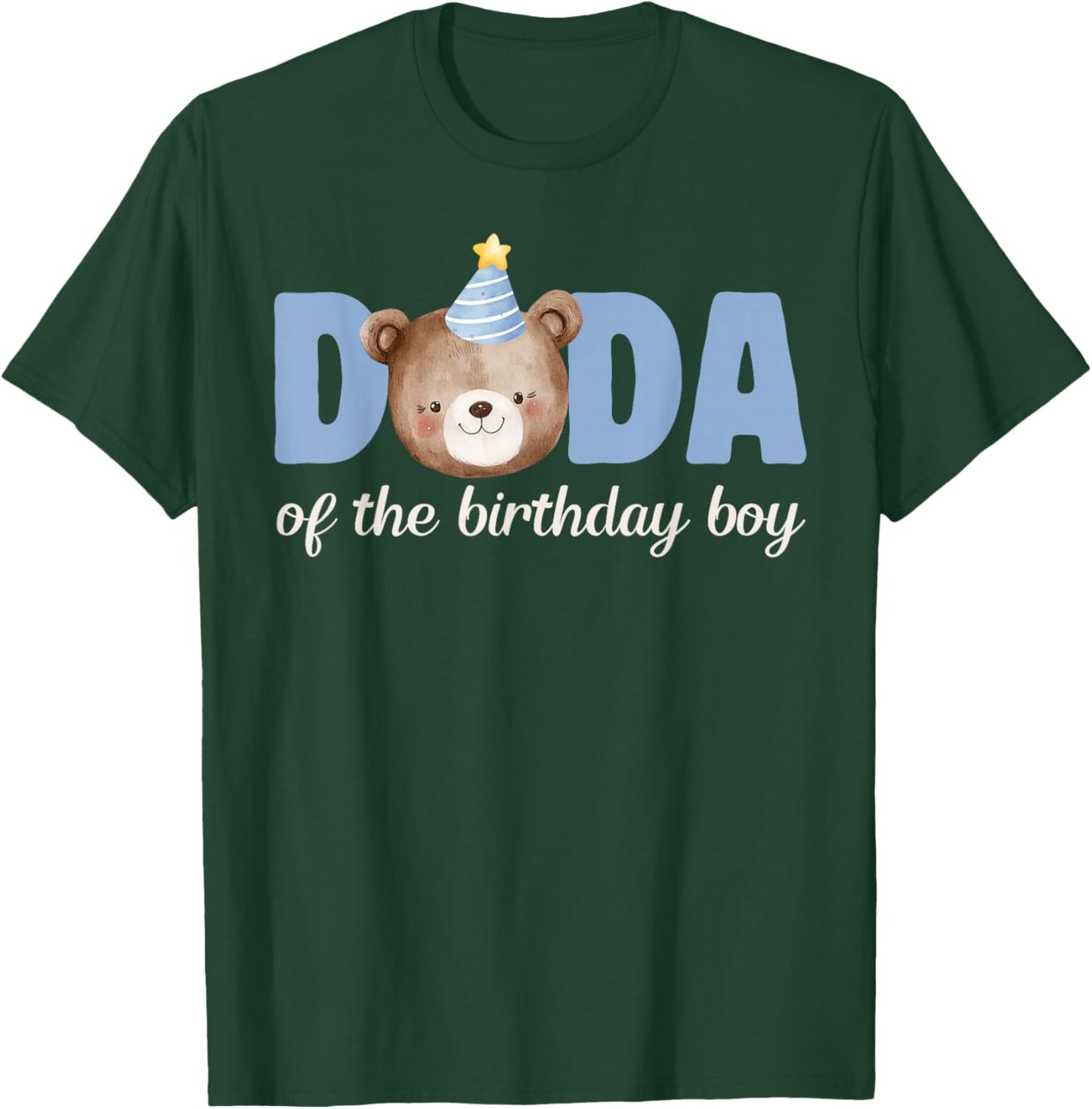 Dada Teddy Bear 1st Birthday Boy Party Family Matching T-Shirt - T-Shirt | Forest