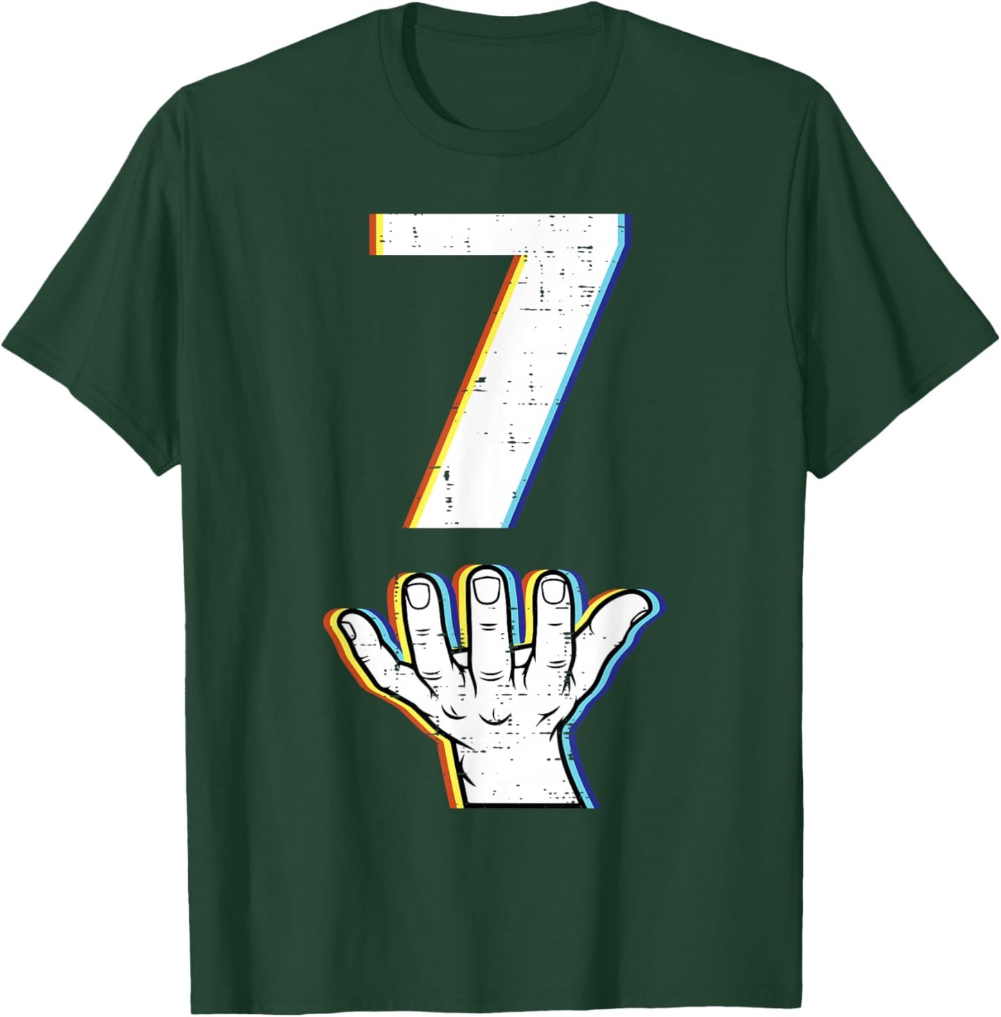 Number 7 Matching 67 Meme Halloween Costume Men Women Kids T-Shirt - T-Shirt | Forest