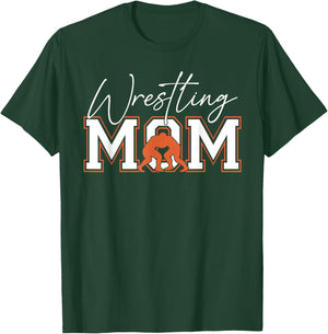 (2 Side) Wrestling Mom Mama Take Down Season Mother Wrestler T-Shirt - T-Shirt | Forest