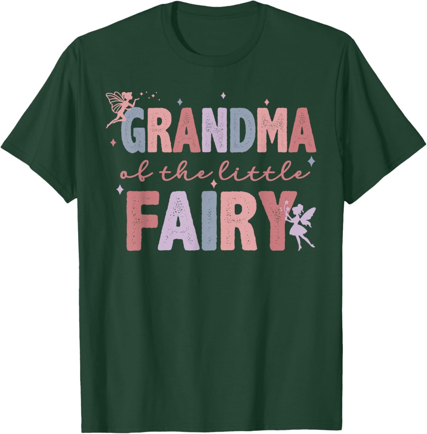 Grandma of The Little Fairy First Birthday Girl Family Party T-Shirt - T-Shirt | Forest