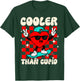 Cooler Than Cupid Valentines Day for Teens Kids Boys Girls T-Shirt - T-Shirt | Forest
