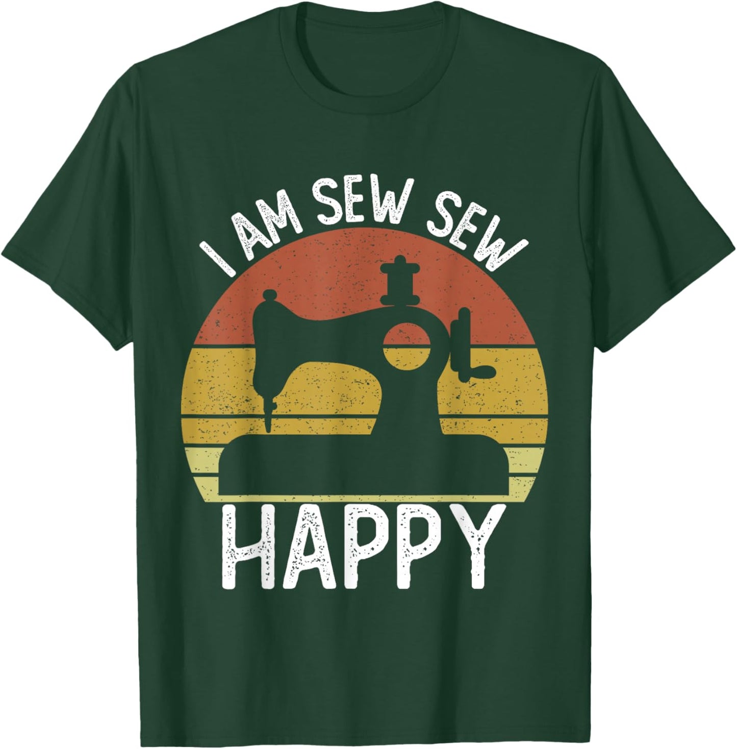 Quilter Sewing Machine Seamstress Women Girls Funny Sewing T-Shirt - T-Shirt | Forest