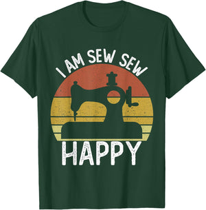 Quilter Sewing Machine Seamstress Women Girls Funny Sewing T-Shirt - T-Shirt | Forest