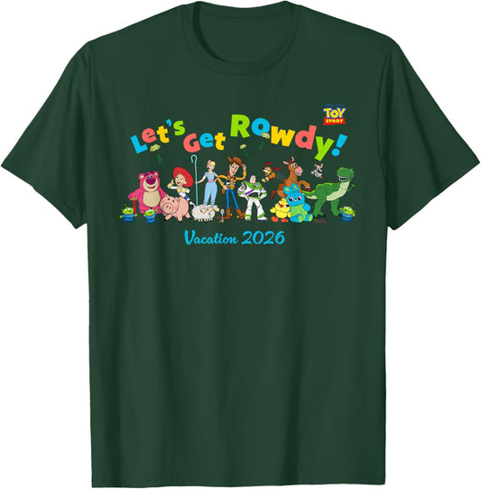 Disney & Pixar's Toy Story Rowdy Vacation 2026 Matching Trip T-Shirt - T-Shirt | Forest