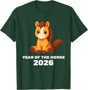 Chinese New Year 2026 Year of The Horse T-Shirt - T-Shirt | Forest