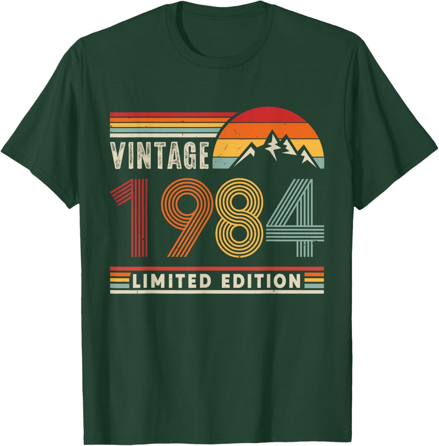Vintage 1984 Limited Edition Retro 42nd Birthday 42 Yrs Old T-Shirt - T-Shirt | Forest