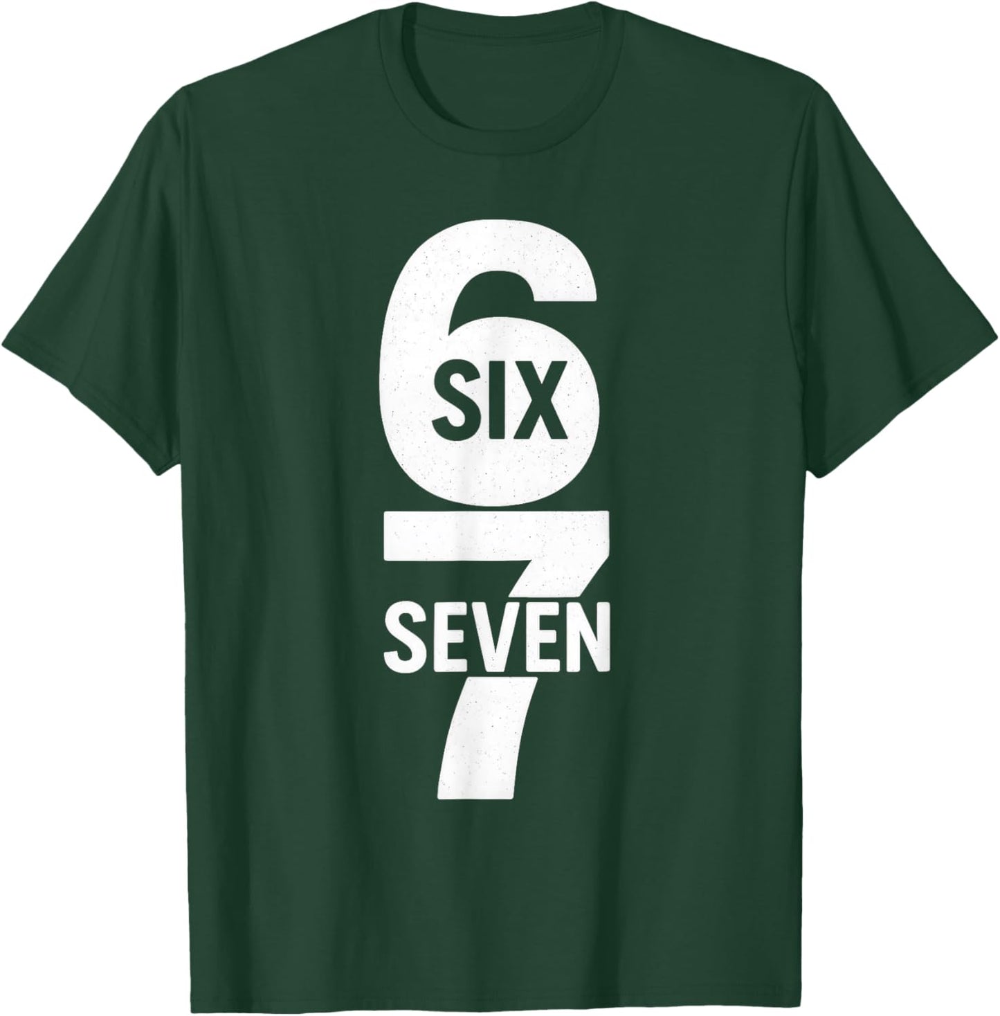 67 Meme Trendy Funny Six Seven Gen Alpha Z Boys Teens Kids T-Shirt - T-Shirt | Forest