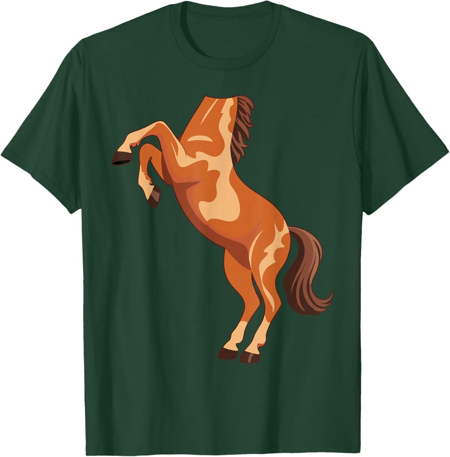 Horse Shirt Adult Kids Men Women Body Horse Costume T-Shirt - T-Shirt | Forest