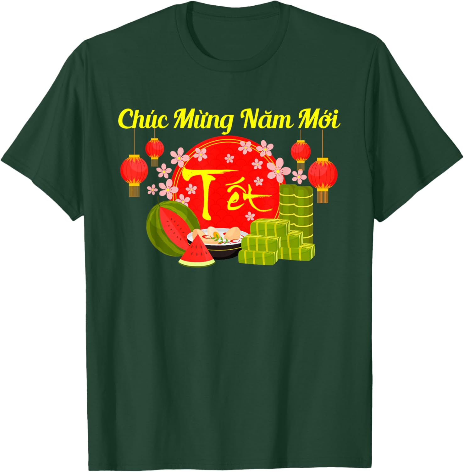 TET Viet Decoration Family Happy Vietnamese Lunar New Year T-Shirt - T-Shirt | Forest