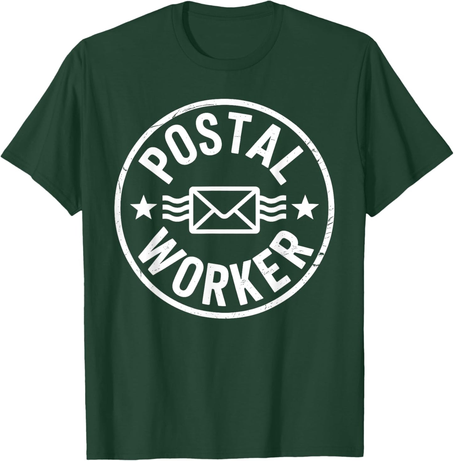Funny Postal Worker Art Women Mail Man Mail Carrier T-Shirt - T-Shirt | Forest
