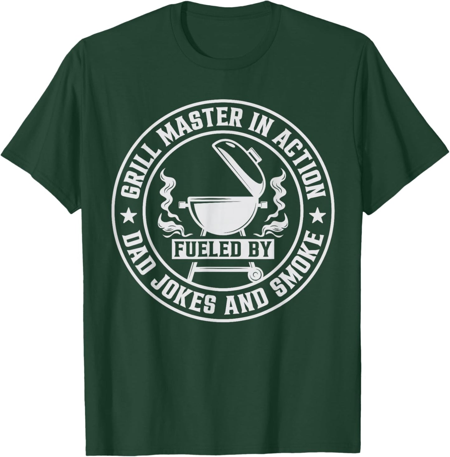Barbecue Grill Love Dad Meat Smoker Funny BBQ Pit Master Men T-Shirt - T-Shirt | Forest