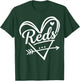 Retro Reds Heart Cute Name Graphic Gift Women Kids T-Shirt - T-Shirt | Forest