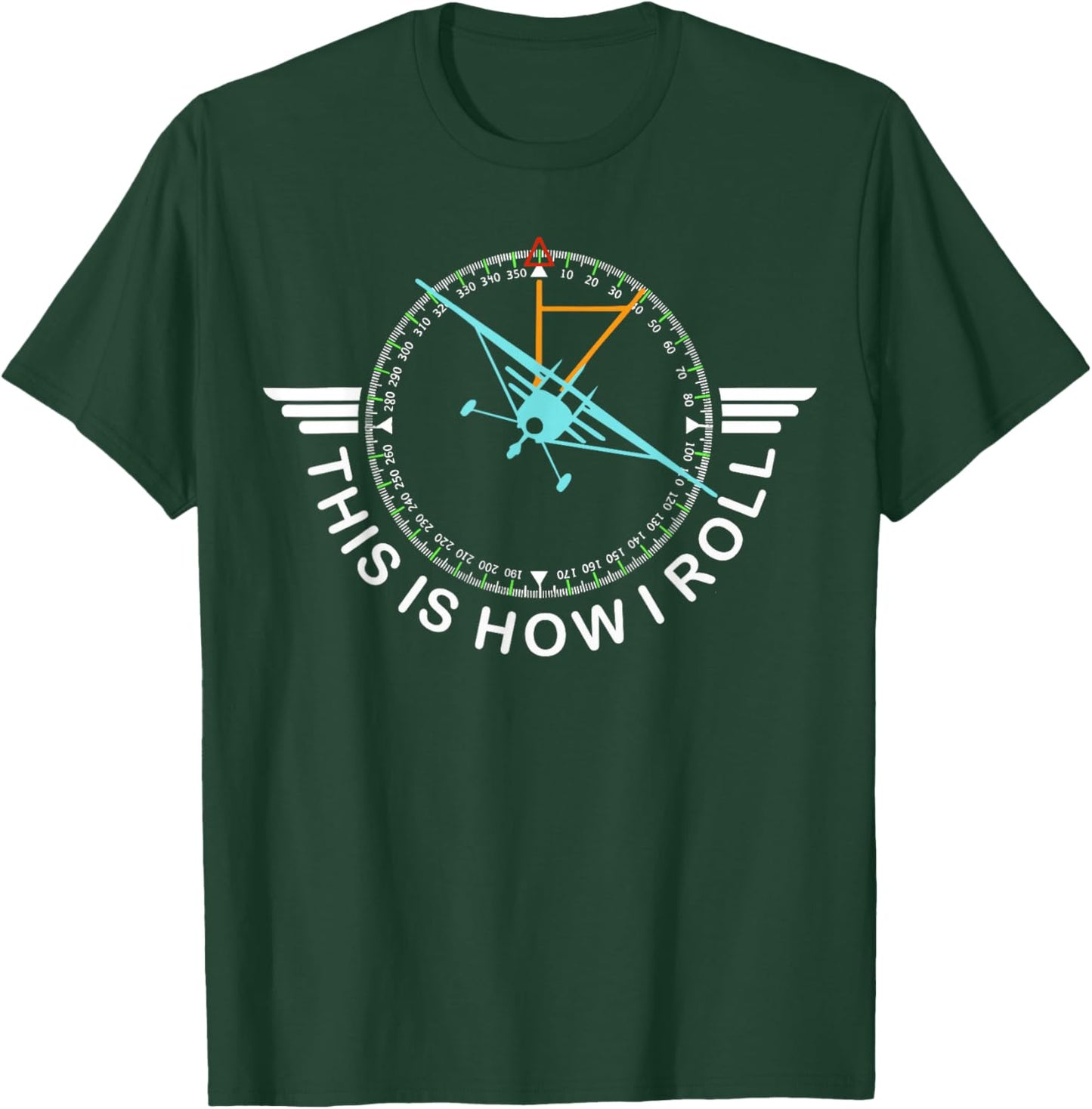 This is How We Roll Pilot Aviation Gifts Women Kids T-Shirt - T-Shirt | Forest