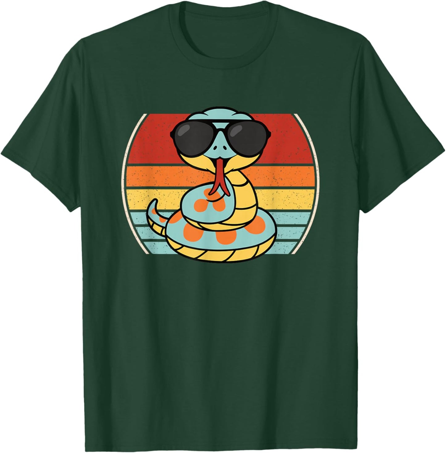 Cool Snake Lover Men Boys Kids T-Shirt - T-Shirt | Forest