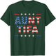 Aunt Tifa American Flag T-Shirt - T-Shirt | Forest