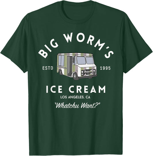 Big Worm's Ice Cream What Chu Wants T-Shirt - T-Shirt | Forest
