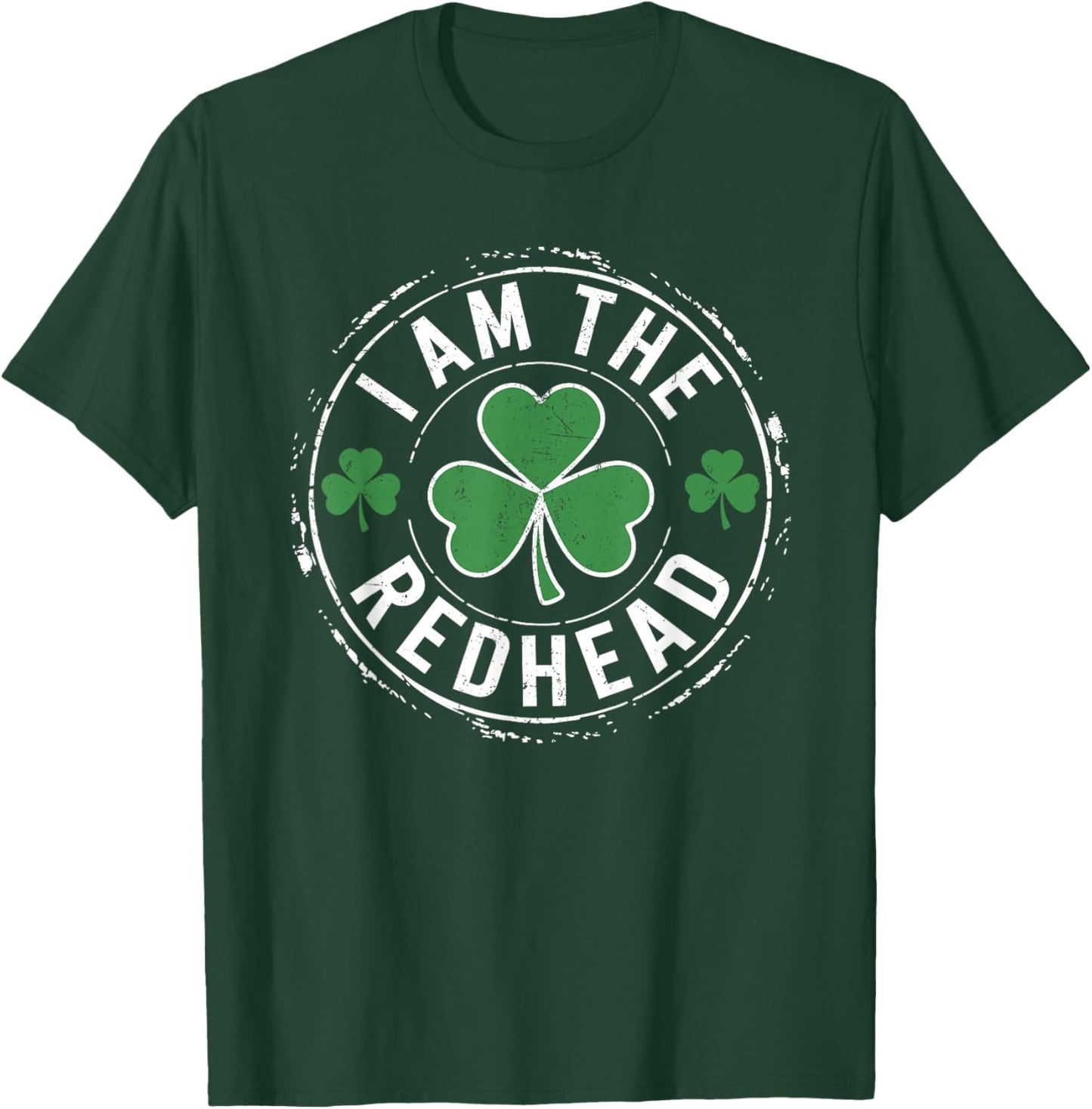 I Am The Redhead Dibs on The Redhead Funny St Patricks Day T-Shirt - T-Shirt | Forest