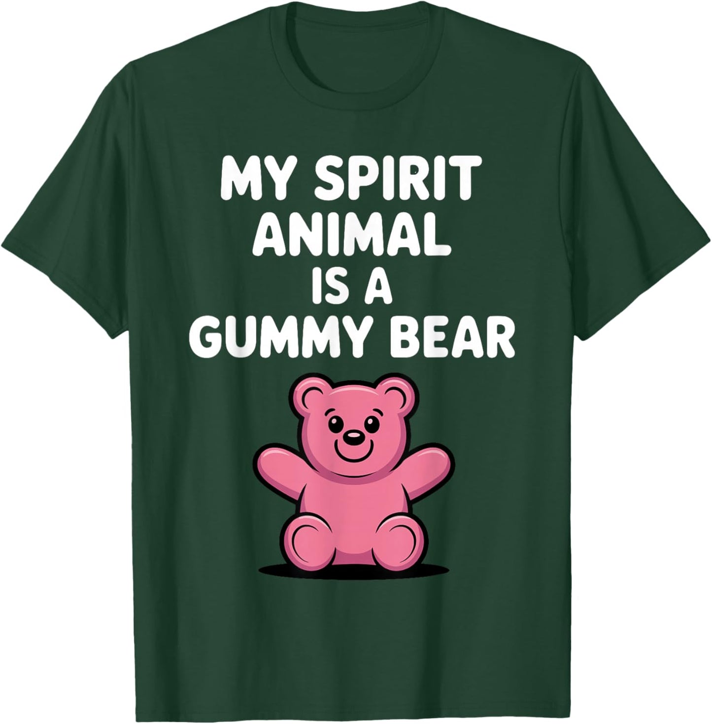 Funny Gummy Bear Art Women Kids Gummy Bear Lover T-Shirt - T-Shirt | Forest