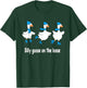 Funny Ice Skating Silly Goose Skater Skate Snow Season T-Shirt - T-Shirt | Forest