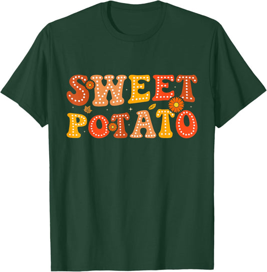 Sweet Potato and Kind of Rude Potato Thanksgiving Couples T-Shirt - T-Shirt | Forest