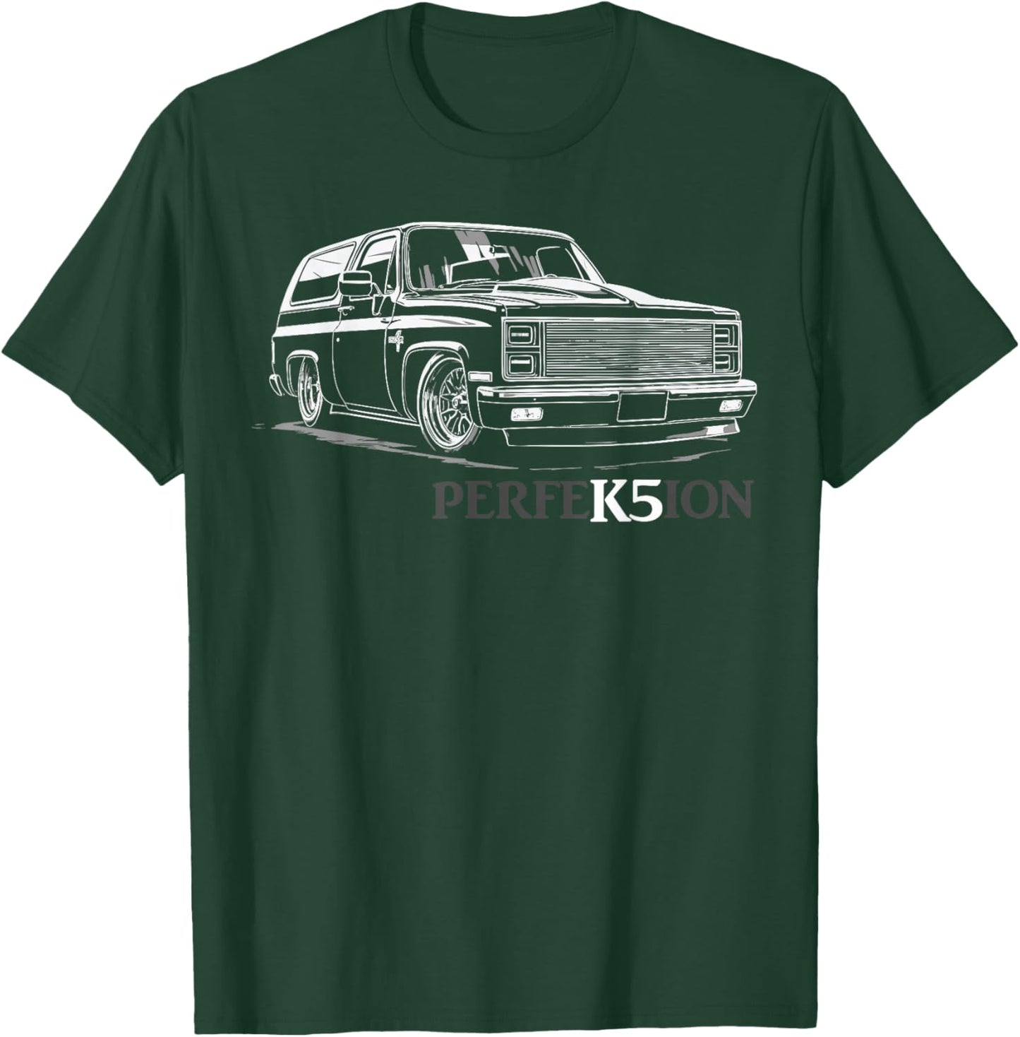 Lowered K5 Blaze Classic Old School 1980's Perfection K5 T-Shirt - T-Shirt | Forest