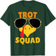 Trot Squad 2025 Thanksgiving Turkey Running Women Men Kids T-Shirt - T-Shirt | Forest