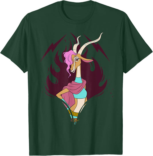 Disney Zootopia 2 Gazelle Big Face Halloween Costume T-Shirt - T-Shirt | Forest